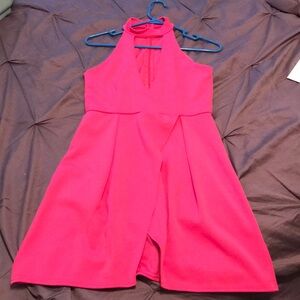 Missguided Hot Pink Mini Dress
